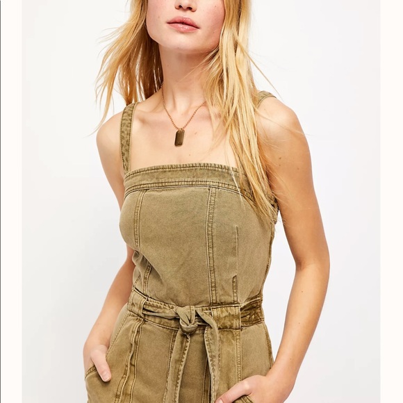 🔥Free People utility Jumpsuit - Picture 4 of 6
